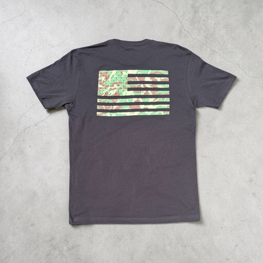American Flag Woodland Tee